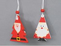 Euronatale L.ESP. Houten boom C/Santa 6 cm AC-10984