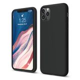 elago Silicone Case Compatibel met iPhone 11 Pro Max (6.5") | Premium Silicone, Volledige Bescherming [3-Lagen] Structuur, Verhoogde Rand voor Scherm & Camera (Zwart)
