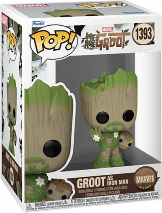 Funko Pop Marvel: We Are Groot - Groot As Iron Man Funko Pop #1393