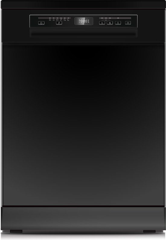 Everglades EVDW5111B - Vrijstaande Vaatwasser - Zwart - 14 Couverts - 44dB - 5 Jaar Garantie