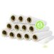 Rollo Film Elástico de Plástico Estirable, Transparente 70% Reciclado, 50 cm Extensible Hasta 300 Metros de Largo, Protector de Embalaje Industrial Resistente, Film para Embalar (12 Rollos)