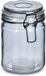 Zeller Voorraadpotten/bewaarpotten - 250 ml - glas - met beugelsluiting - D8 x H10 cm