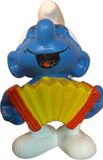 Schleich Smurf muzikant - Speelfiguurtje - Poppetje - met accordeon - 5 cm - De Smurfen