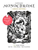 Career Critters Monochrome Coloring Book: 50 Stress Relief One-Color Designs for Adults