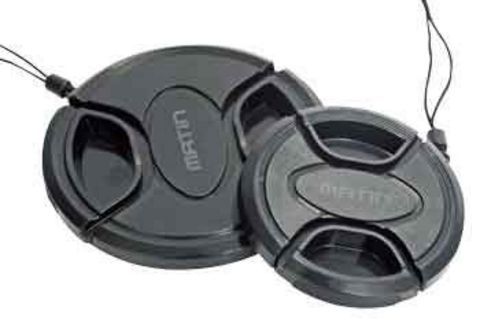 Matin Lensdop met Elastiek 46 mm - Zwart