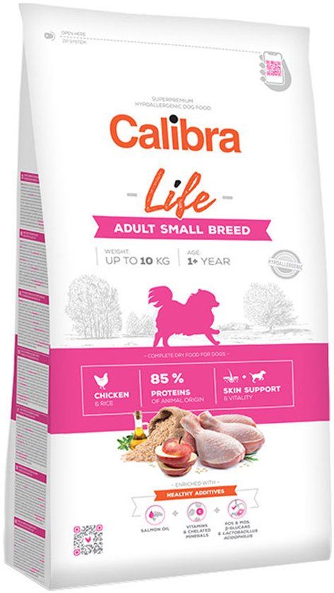 Calibra Hond Life Adult Small Breed Chicken 6 kg
