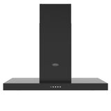 Belling 444411662 - Afzuigkap - Muurmontage - Zwart - 580 m³/uur - C