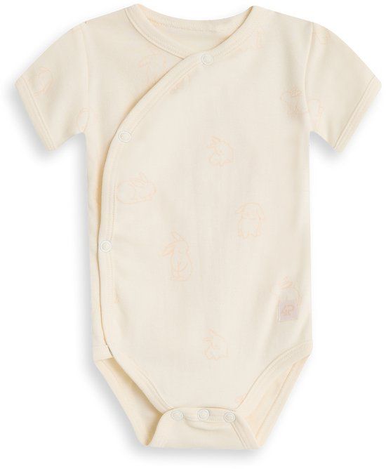 4PRESIDENT Baby romper Misha Gardenia lange mouw katoen effen maat 74