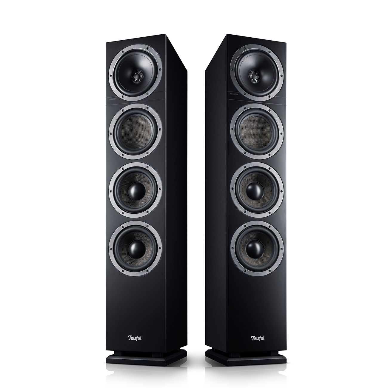 Teufel Theater 500 - Vloerstaande speakers - Set van 2 - Zwart