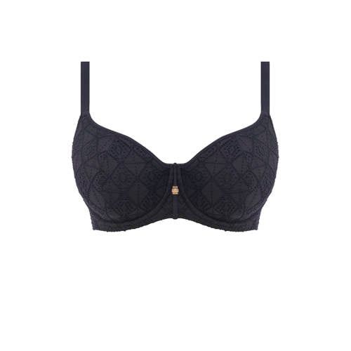 Freya Nomad Crochet Voorgevormde Beugel Bikinitop - Zwart