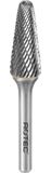 Rotec HM-Stiftfrees, model L - Z6 / Kruisvertand / ø9,6x30x76xø6mm - 4391011