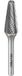 Rotec HM-Stiftfrees, model L - Z6 / Kruisvertand / ø9,6x30x76xø6mm - 4391011