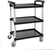 Vogue Serveerwagen - Zwart - H 95 x 82.5 x 41.2 CM - CF101