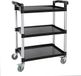 Vogue Serveerwagen - Zwart - H 95 x 82.5 x 41.2 CM - CF101