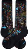 Jimmy Lion unisex sokken athletic basquiat kings of Egypt zwart (Basquiat)