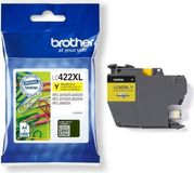 Brother LC422XLY Geel Inktpatroon - 1500 pagina's