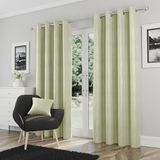 Enhanced Living Goodwood Groene Thermische Blokkering Gordijnen met Ringen - 229 x 183cm