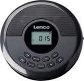 LENCO CD-340BK - Draagbare CD-/MP3-speler met Bluetooth en ingebouwde speakers - Zwart