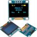 Rosfix OLED-Display 0,96" 128x64 - Blauw I2C SSD1306 - 3–5V 0,08W - Geschikt voor Arduino