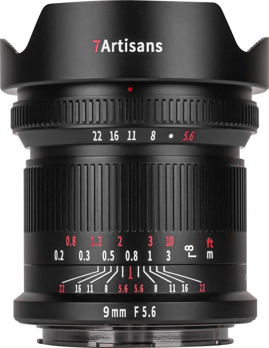7Artisans FF 9mm F5.6 Leica L-mount Lens - Black