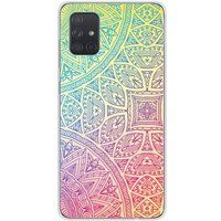 Samsung Galaxy M31s mandala pastel bedrukt siliconen hoesje