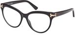 Pucci EP5245 Shiny black Cat Eye Acetaat Brilmonturen Vrouwen