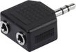 Vivanco VVADIVIJACK1M2F répartiteur audio Noir