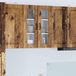 vidaXL - Wandglas - Kasten - PORTO - Oudhout - 60 x 31 x 80 cm
