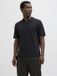 JACK&JONES JJKANE KNIT SPLIT NECK POLO Herren XL Schwarz Baumwolle