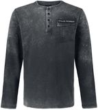 Black Premium by EMP Zwart vintage shirt met lange mouwen - Heren - M