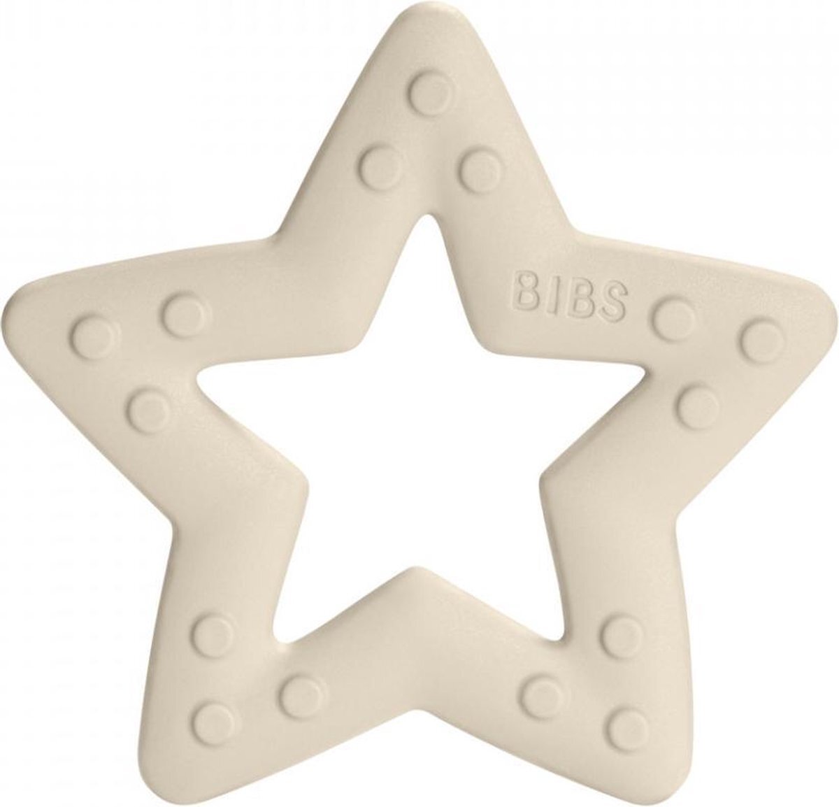 BIBS teether | ster | bijtring | siliconen | Ivory