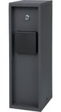 BOLD 19400 Pado buitencontactdoos-tuincontactdoos zuil 3-voudige stekker in antraciet