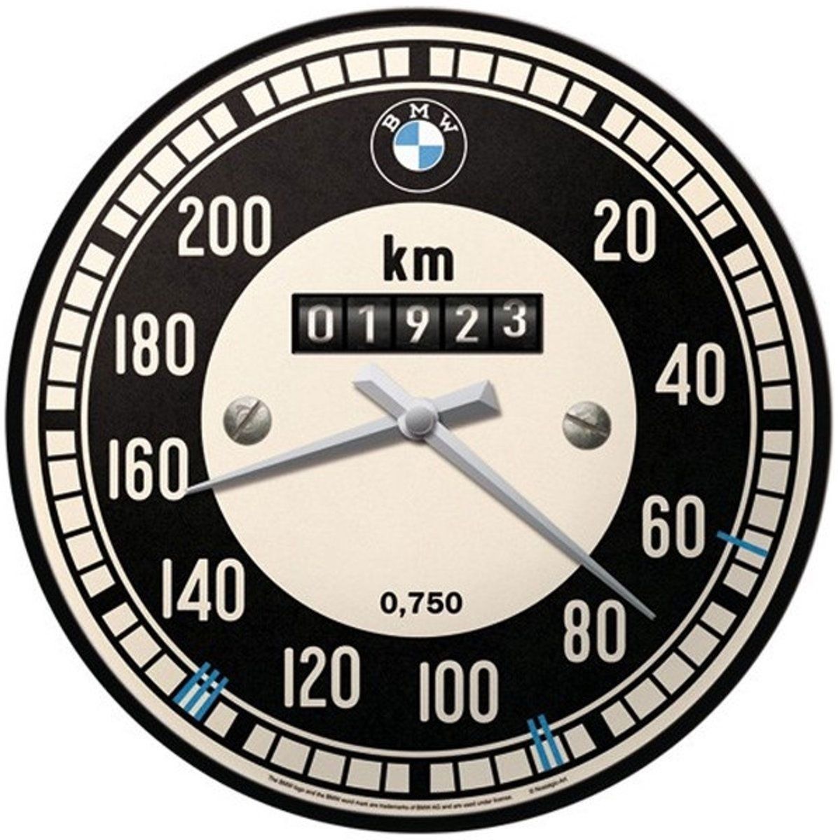 Nostalgic Art Wandklok 30 cm BMW Tachymeter - 4036113510804