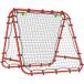 Mobliva But de football, réglable et pliable, structure métallique, 100 x 68-95 cm, rouge