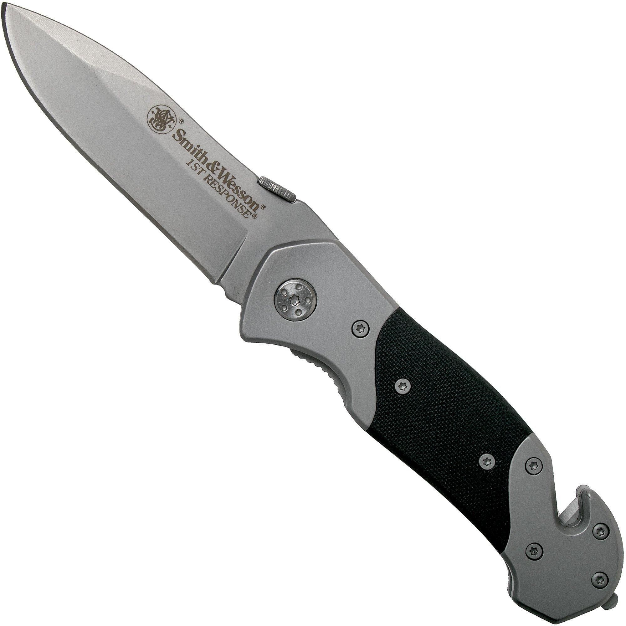Smith & Wesson 1St Response SWFR grijs reddingsmes - 0028634700677