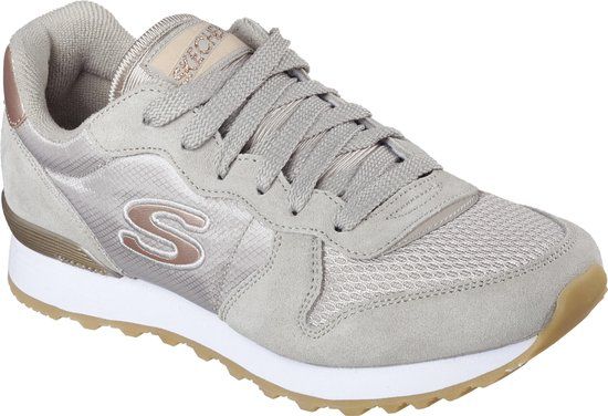 Skechers Retros-Og 85 - Goldn Gurl Dames Sneakers - Taupe - Maat 38