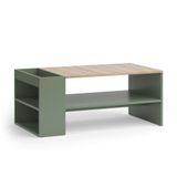 Vicco Salontafel "Wido", Groen, 100 x 55 cm