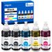 Bouteilles d'encre EcoTank, multipack de 5 pièces, convient pour EcoTank ET-4800, ET-2862, ET-2870