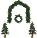 vidaXL Mini-sapin de Noël - 90 cm - PVC et PE - Vert