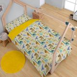 Funda Saurios Funda nórdica Impresión digitaal - cama van 90 cm.