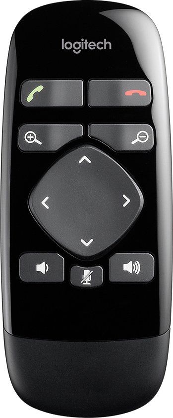 Logitech BCC950 Afstandsbediening IR Draadloos Webcam Drukknopen Zwart