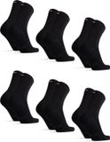 DANISH ENDURANCE Bamboe Sokken - Ademende Antizweet Sokken Zacht - Unisex - 6 Paar - Maat 43-47