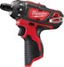 Milwaukee M12 BD-0 Accu Boor-/Schroefmachine - Body - 12V - Li-Ion