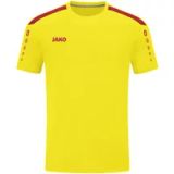 Jako Power Shirt Korte Mouw Heren - Rood / Geel | Maat: S