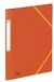 Elba Prestige Elastische map met 3 Flaps glanzende kaart Pack van 10 A4 a4 ORANJE