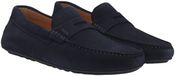 BOSS Noel Mocassin Slip-On Schoenen Heren Donkerblauw Suède