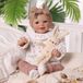 OEM Reborn-pop Sunny, 43 cm, realistische pop van een pasgeboren baby, wit