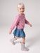 VERTBAUDET Denim rok met volant jeansblauw