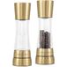Cole & Mason Derwent Goud Zout & Pepermolen, Gourmet Precision+, Roestvrij Staal/Acryl, 190mm, Cadeauset, Inclusief 2 x Molens, Levenslange Garantie op Mechanisme