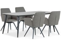 Lifestyle Garden Furniture Lifestyle Andorra/Vienna 180 cm dining tuinset 5-delig